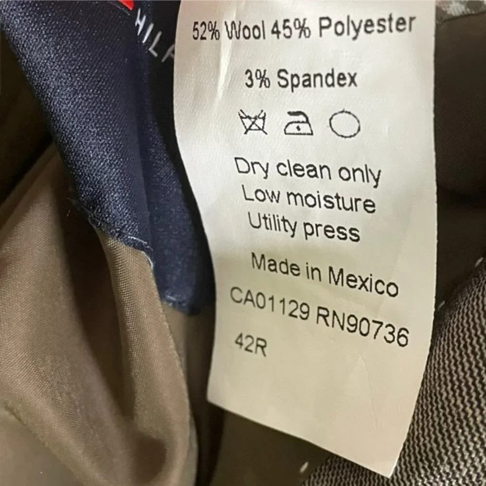 NEW Tommy Hilfiger Men's Wool Blend Sports Jacket